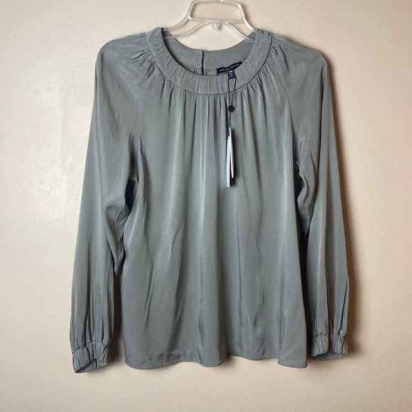 NWT Universal Standard Patricia Blouse in Sage Green - Picture 4 of 12